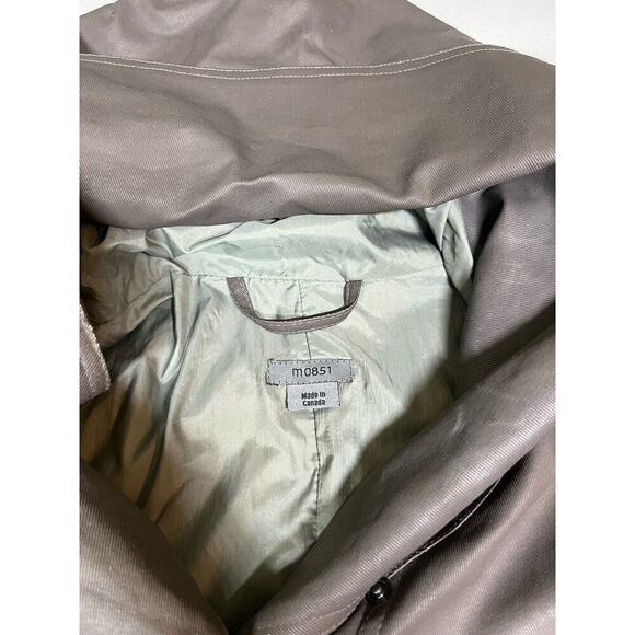 M0851 Waxed Rain Jacket Made In Canada Womens READ BELOW - Picture 6 of 9